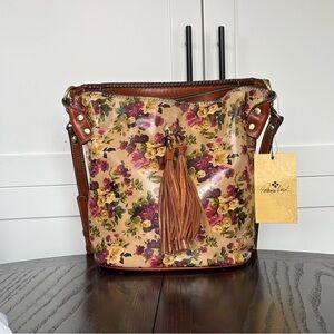 Patricia Nash Floral Leather Crossbody Bag - Multicolor